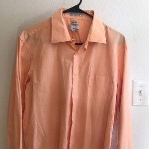 Men’s collared button up shirt.